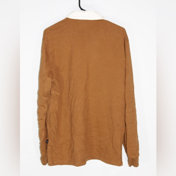 AMERICAN EAGLE BROWN RUGBY SHIRT - Picture 3 of 3